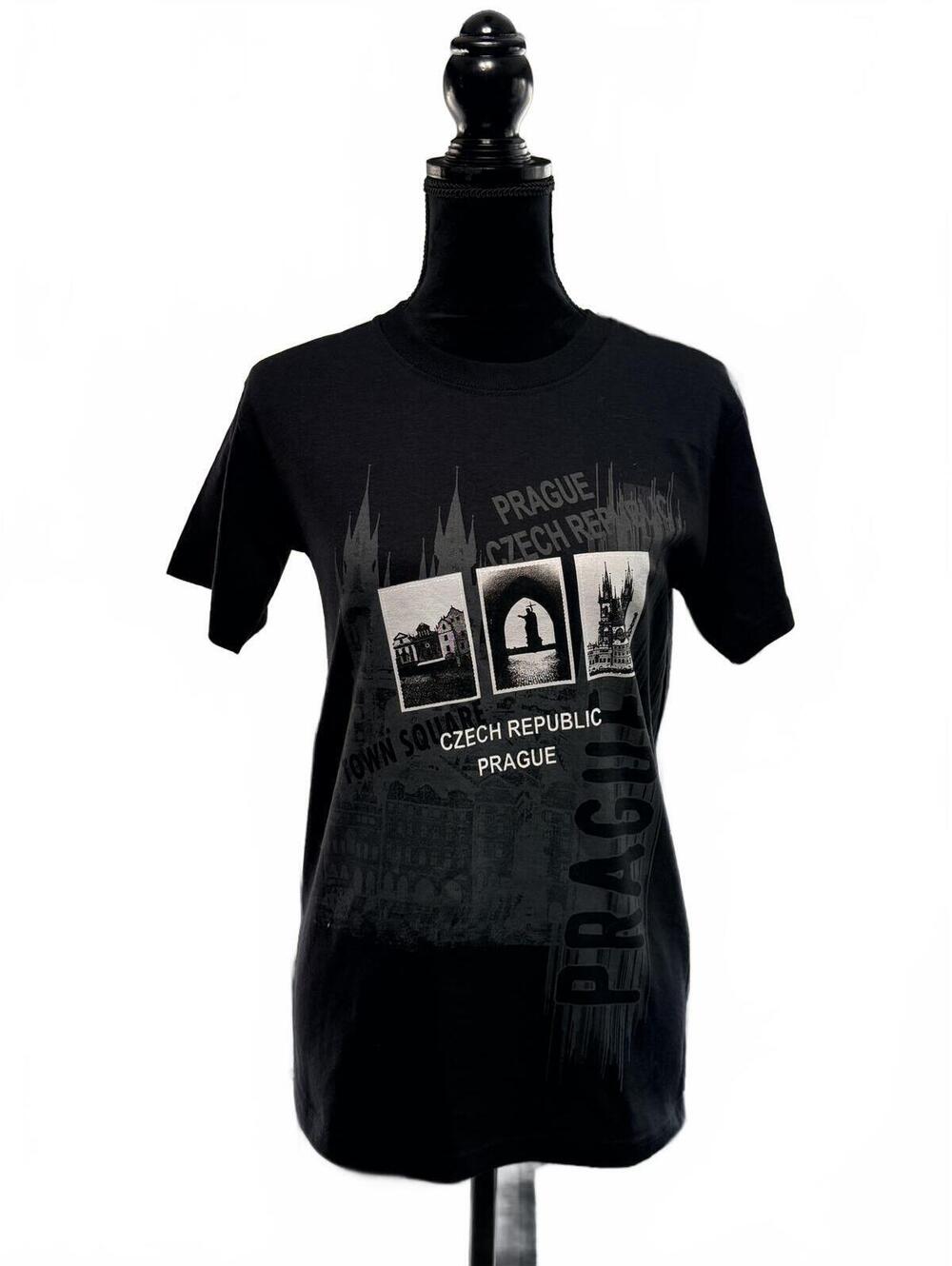 Mens Vintage fruit of the loom Czech republic Prague graph T shirt size small
